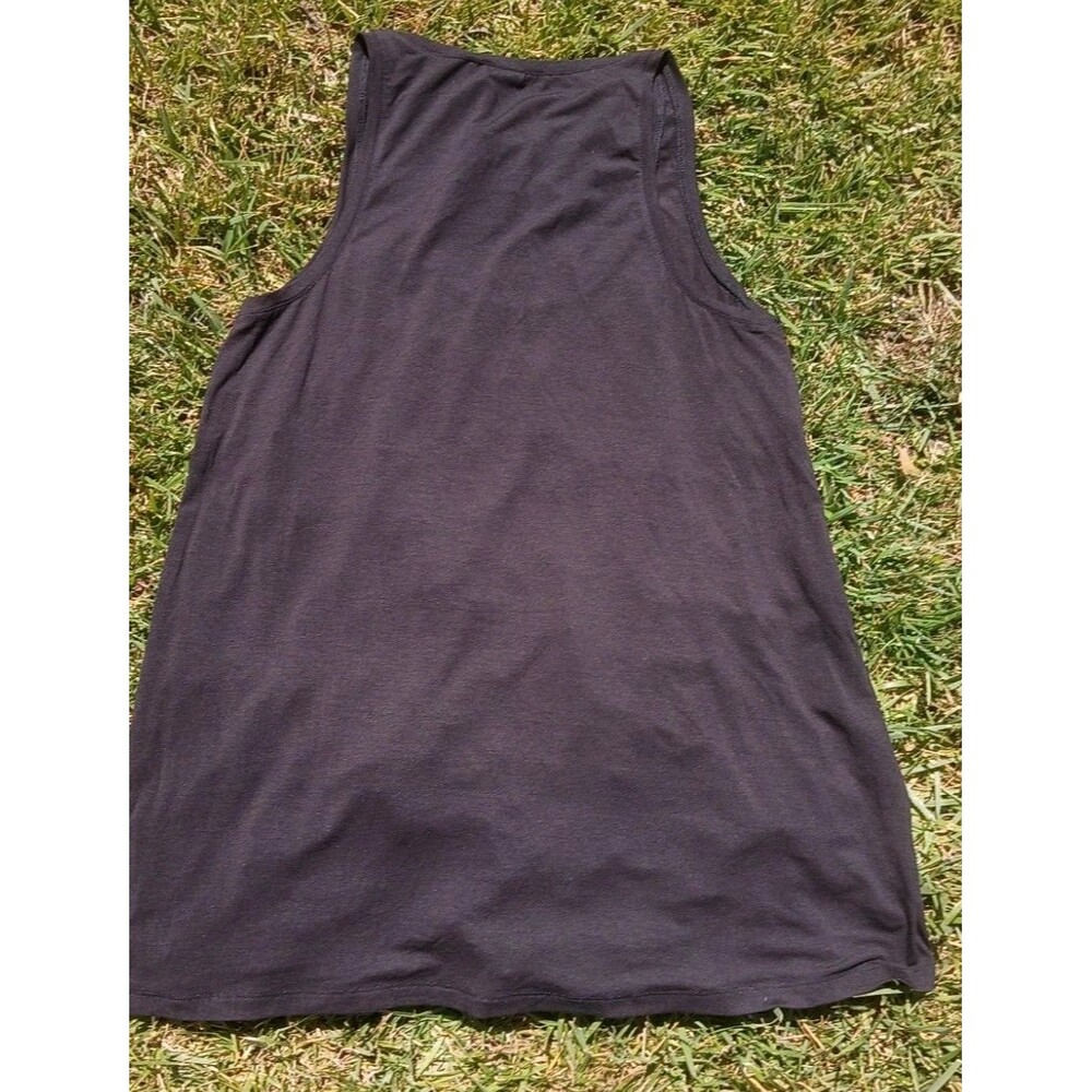Vince Black Micro Modal Stretch Tank Top Medium Sleeveless Minimalist Basic - Picture 8 of 8